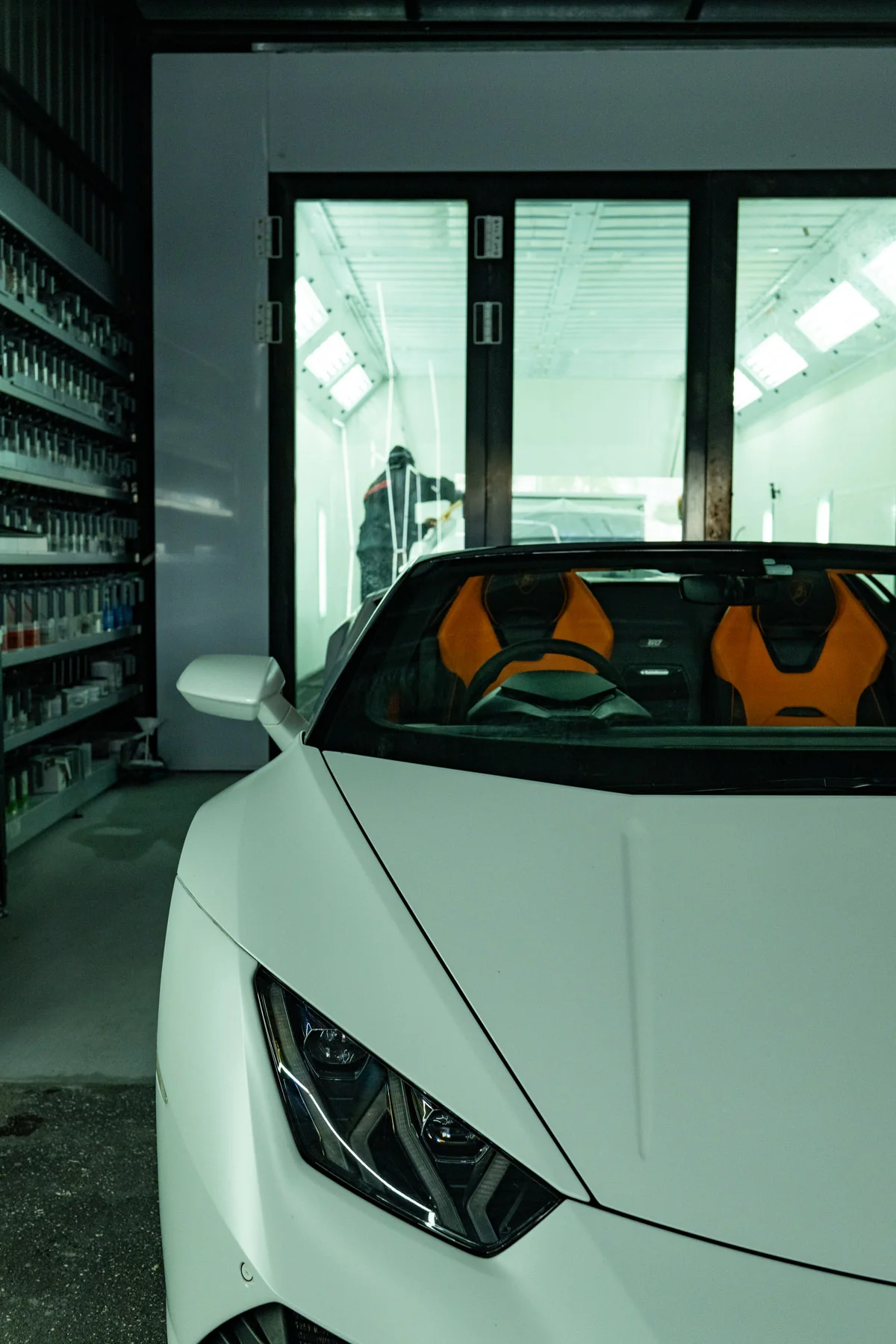 Lamborghini in the Spectrum workshop